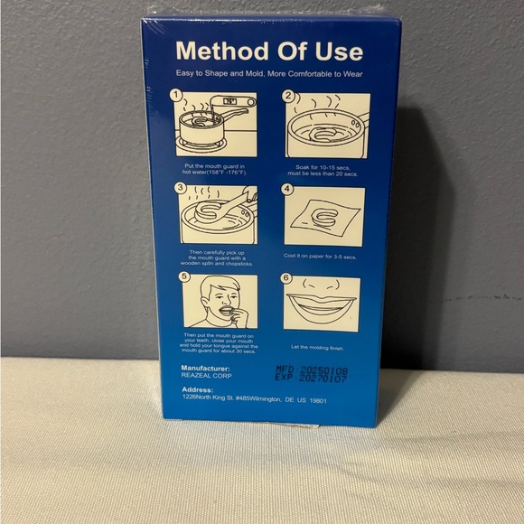 Neateeth Mouth Guard Set 4 Guards 2 Sizes - Picture 2 of 3